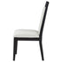 Bailey Wood Dining Side Chair Ivory and Black (Set of 2) - Adams Furniture