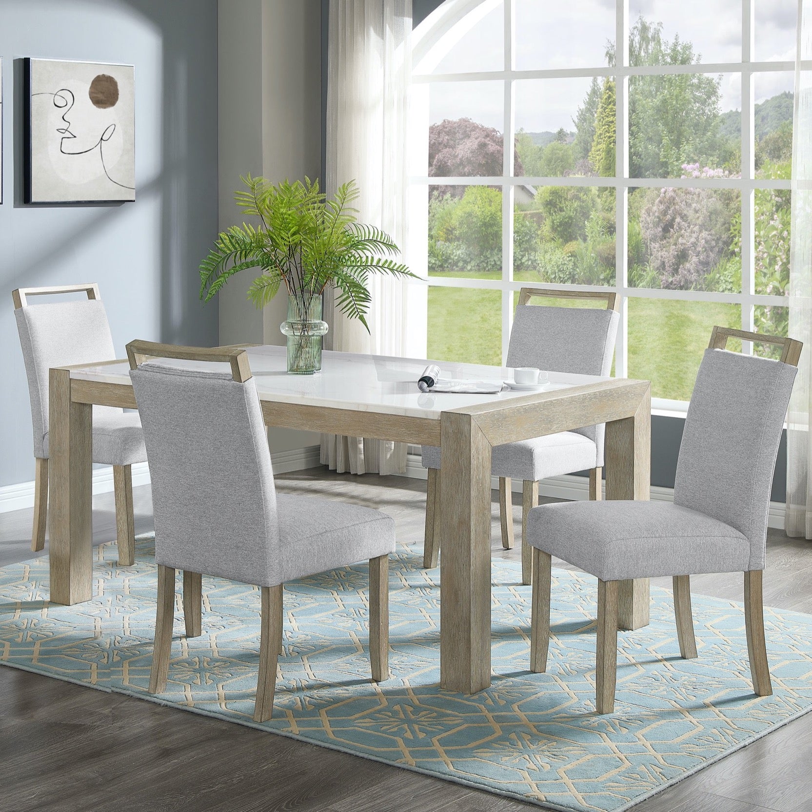 Harper 5 Piece Dining Set - Adams Furniture