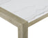 Harper Marble Top Dining Table - Adams Furniture