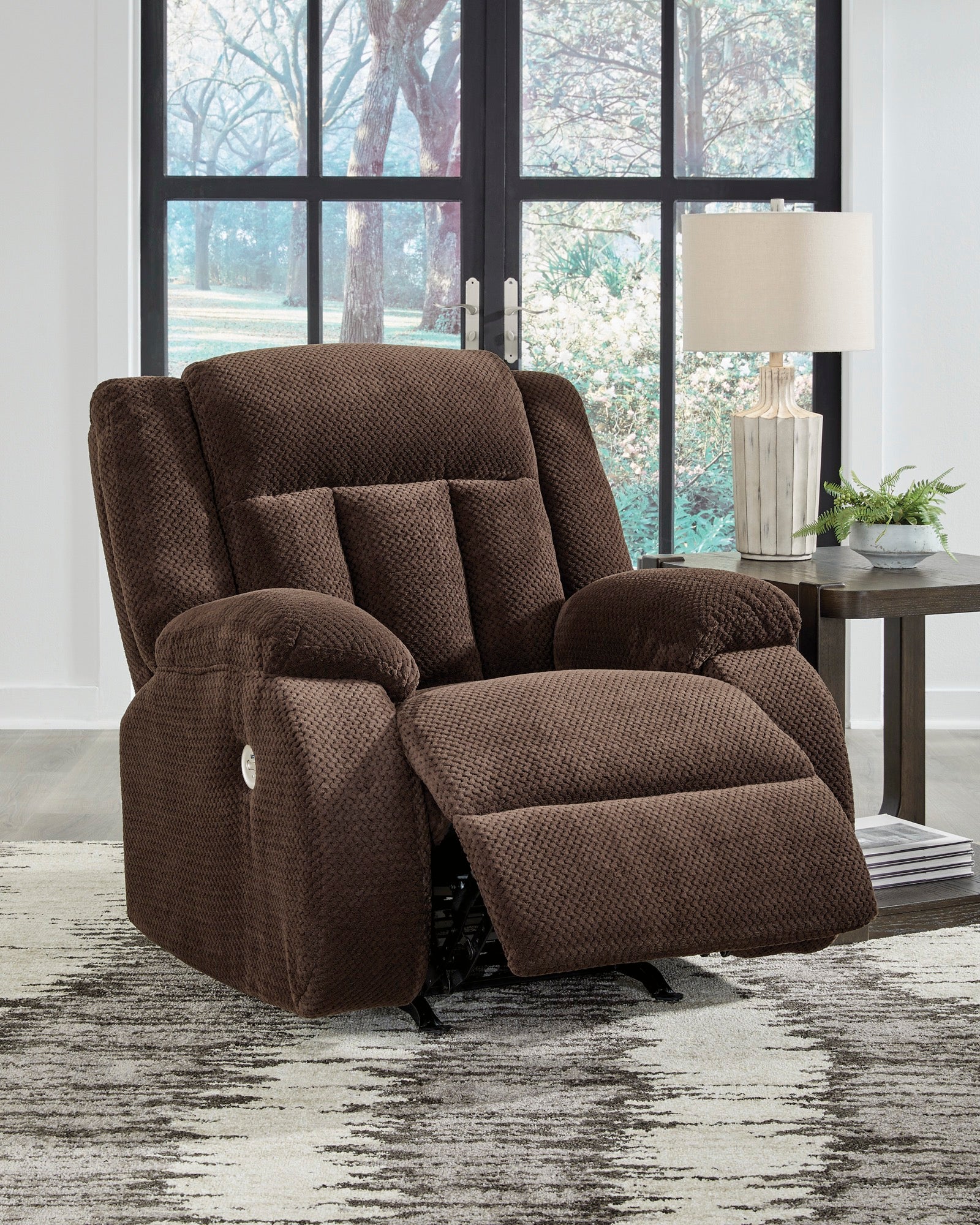 Oscar Power Rocker Recliner - Adams Furniture