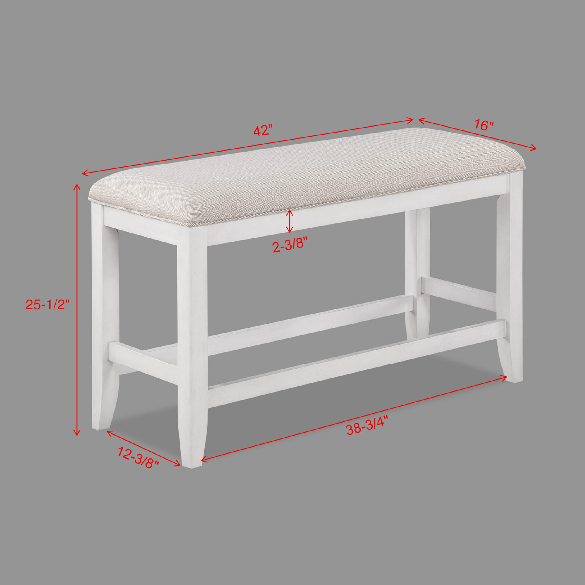 Avery Counter Height Bench - Adams Furniture