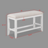 Avery Counter Height Bench - Adams Furniture
