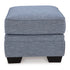 Charlotte Denim Ottoman