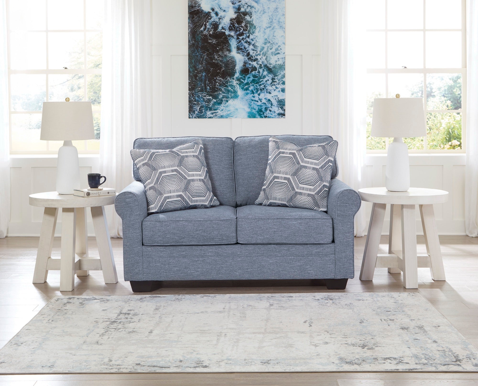 Charlotte Denim Loveseat