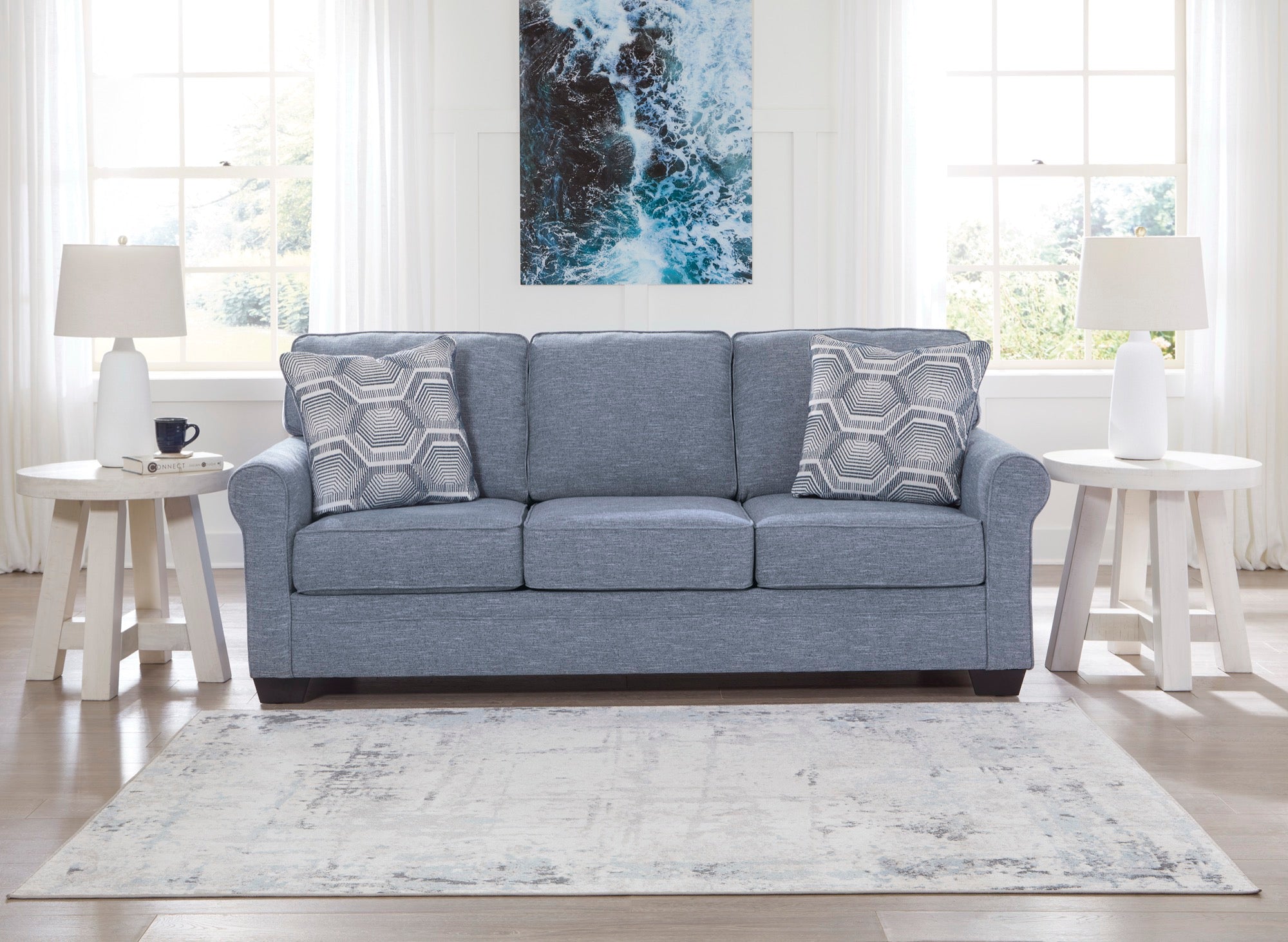 Charlotte Denim Living Room Set