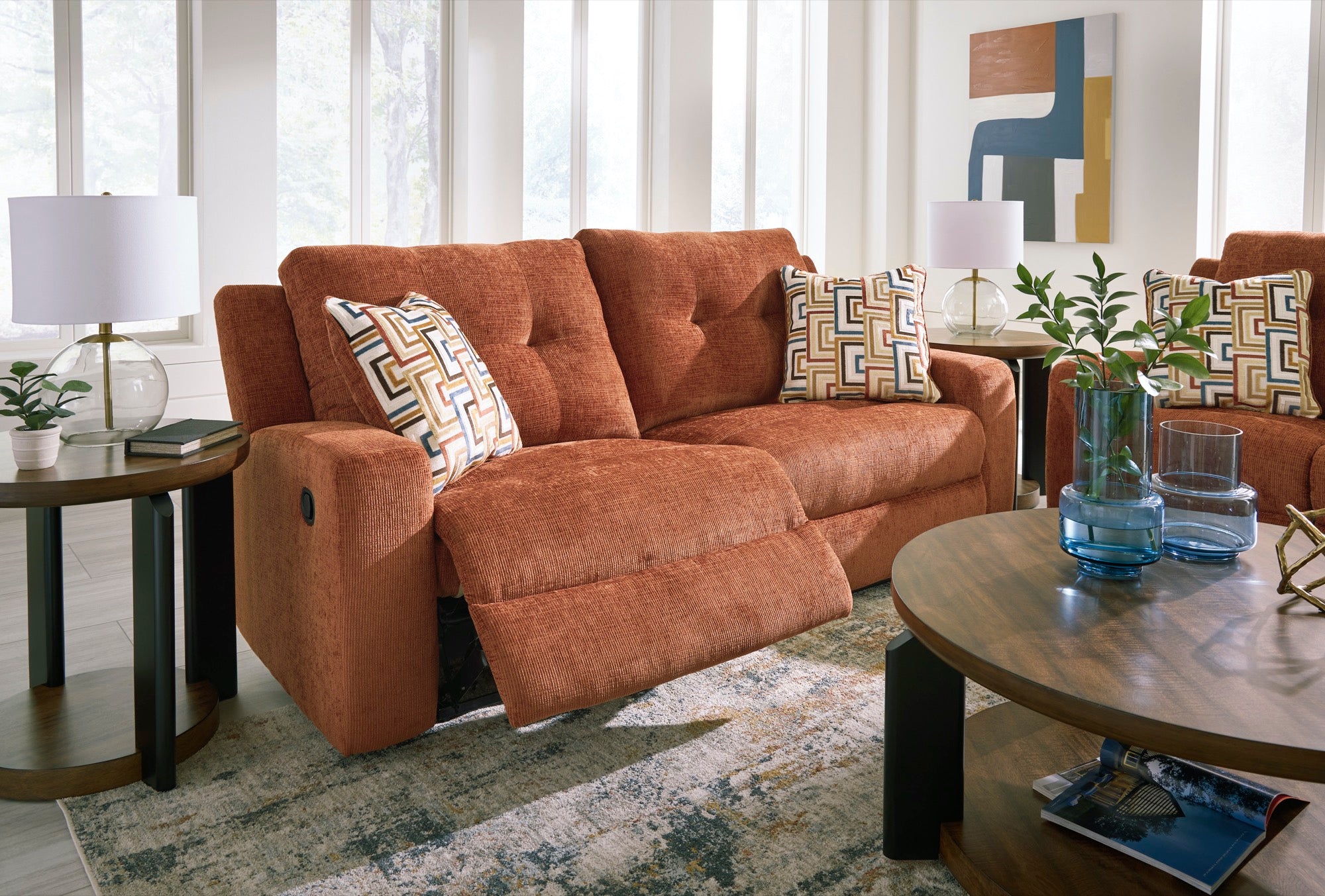 Sebastian Reclining Living Room Set - Adams Furniture