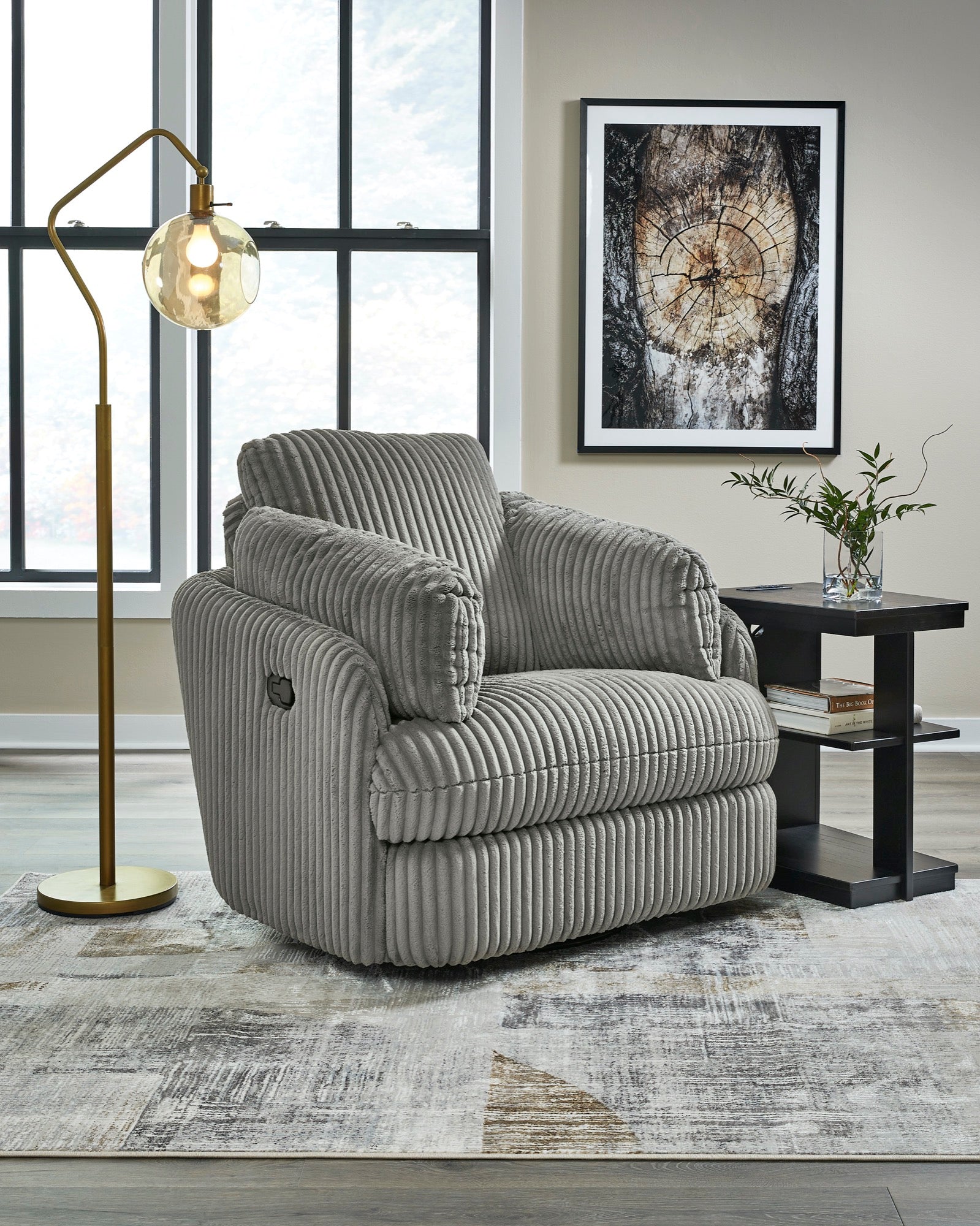 Tie-Breaker Swivel Glider Recliner - Adams Furniture