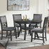 Amherst Grey 5 Piece Dining Set - Adams Furniture