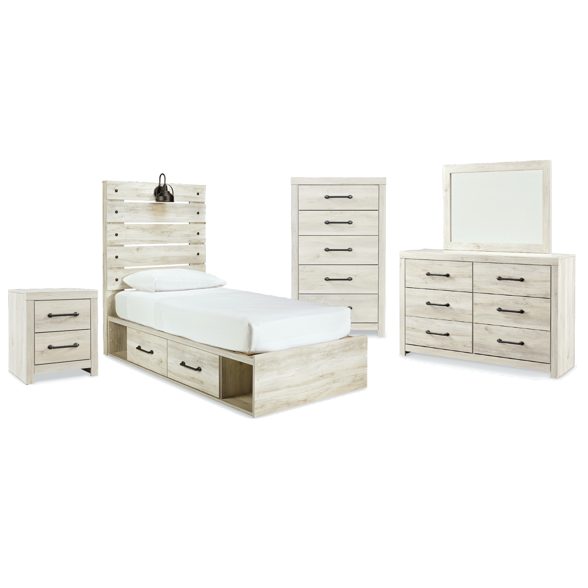 Cambeck Twin 5 Piece Bedroom Set