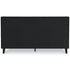 Carter Black King Upholstered Bed - Adams Furniture