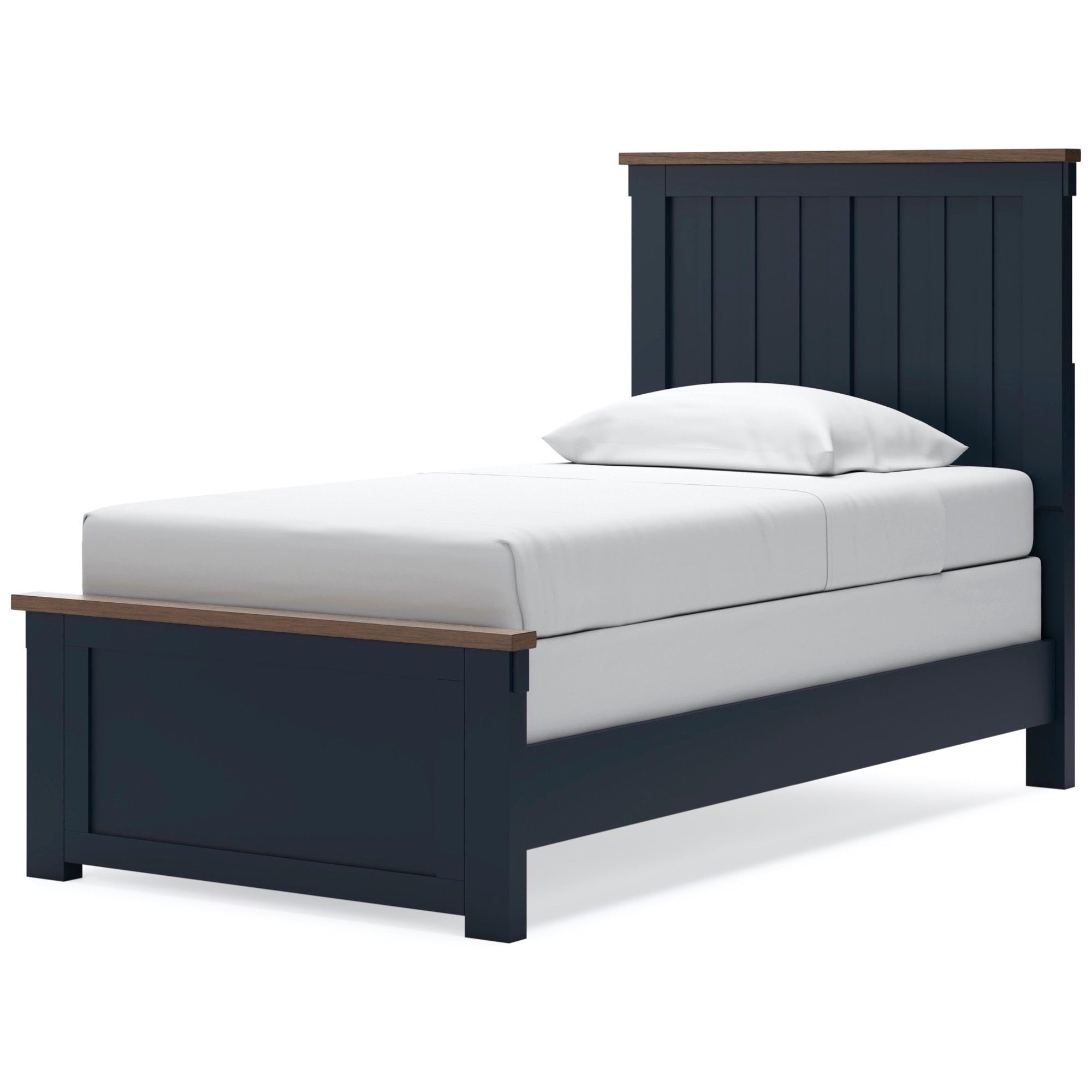 Logan Twin Panel Bed - Adams Furniture