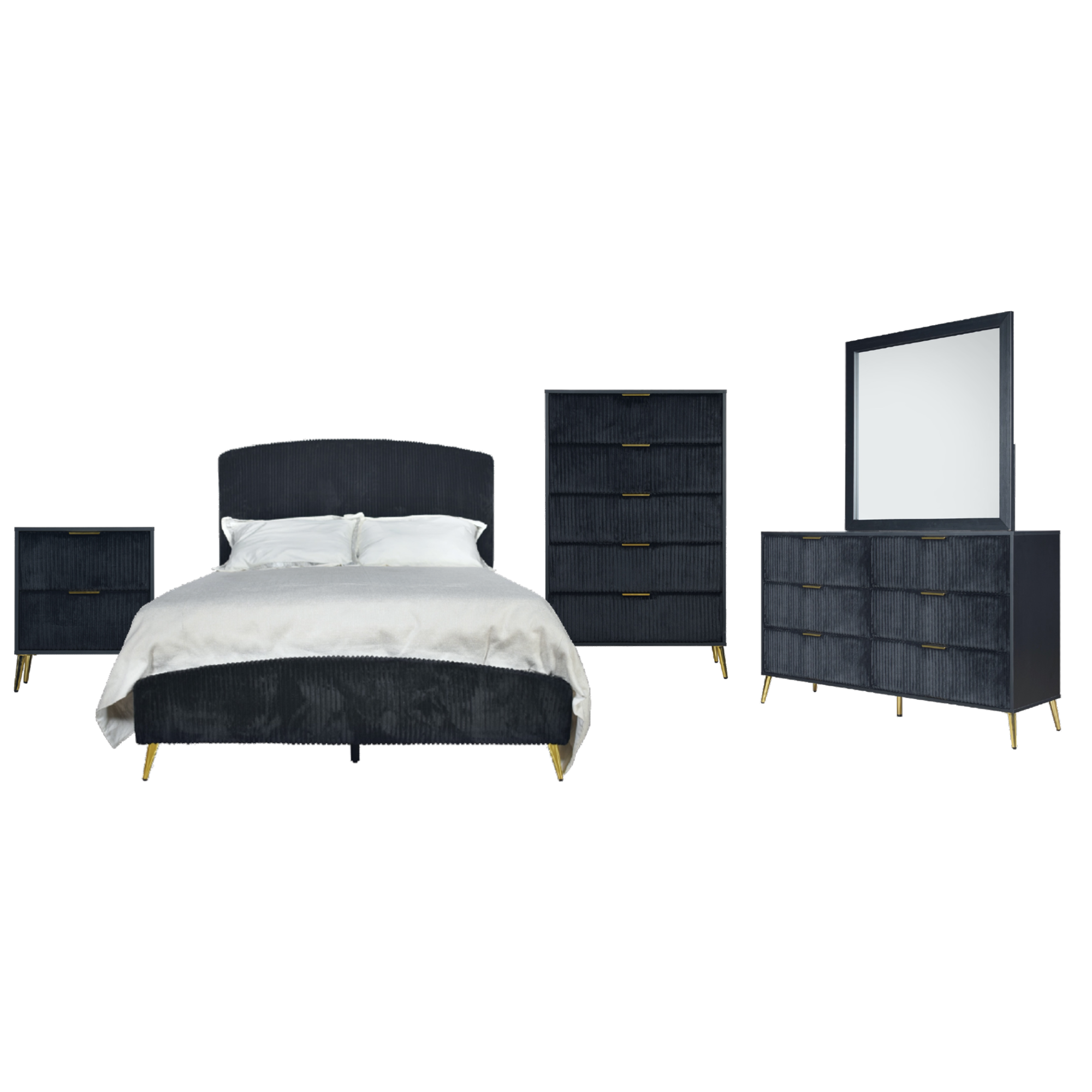 Kailani King 5 Piece Bedroom Set Adams Furniture
