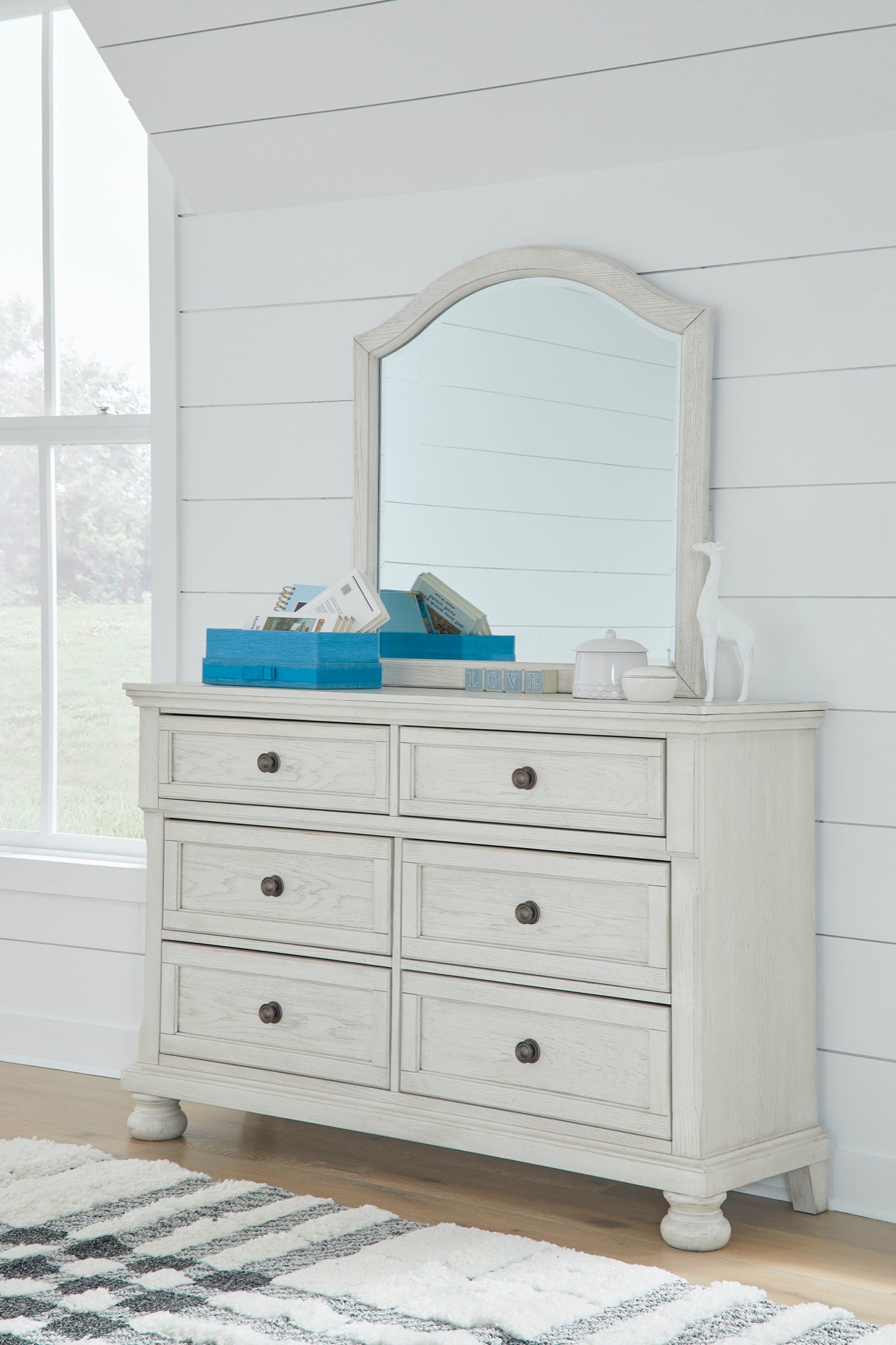 Cameron Youth Dresser & Mirror - Adams Furniture