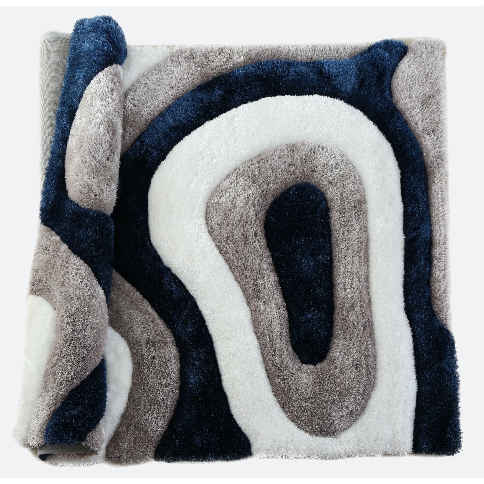 Mateos Shag 8x10 Area Rug - Adams Furniture
