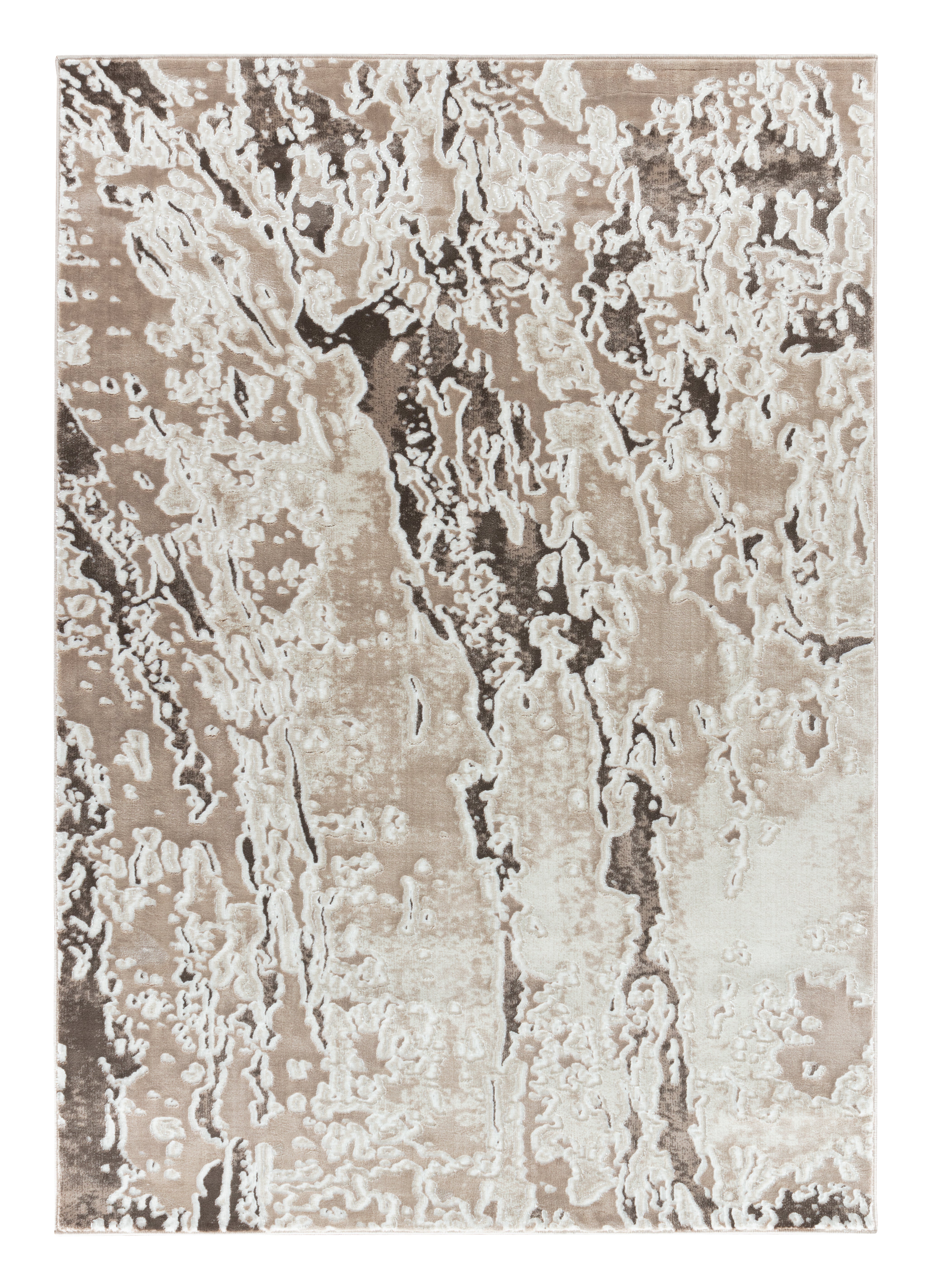 Petra Brown and Beige 8x11 Area Rug - Adams Furniture