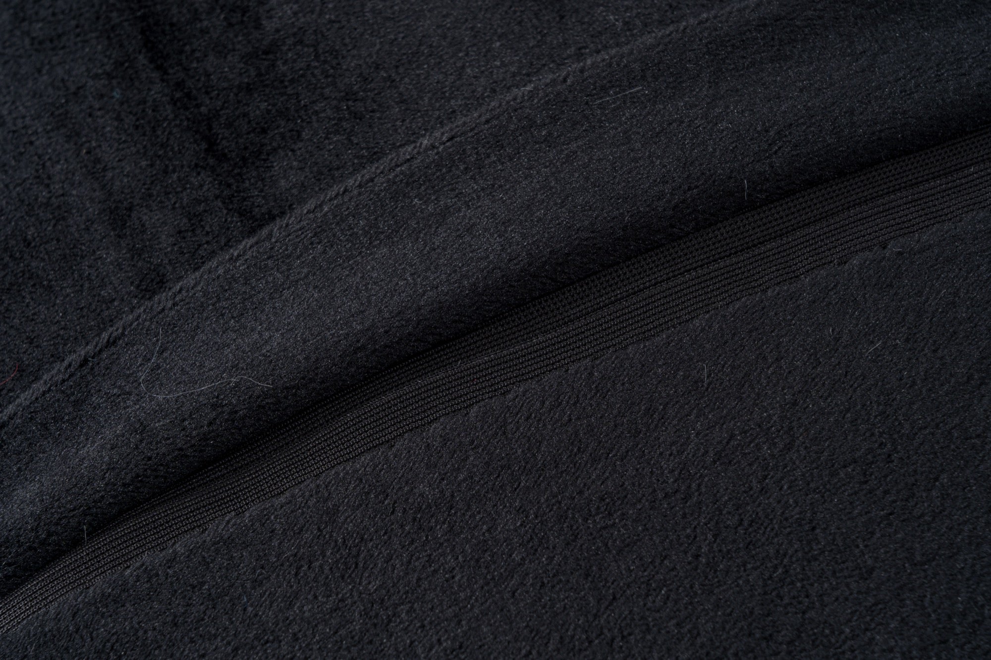 Faux Rabbit Fur Black Pillow - Adams Furniture