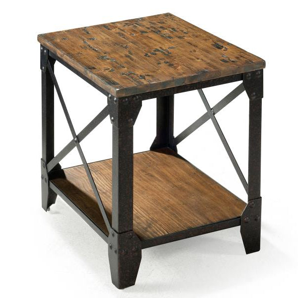 Contemporary Rectangular End Table - Adams Furniture