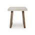 Light Brown Square End Table