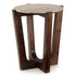 Warm Brown Round End Table