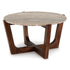 Warm Brown Round Coffee Table