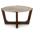 Warm Brown Round Coffee Table