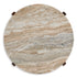Warm Brown Round Coffee Table