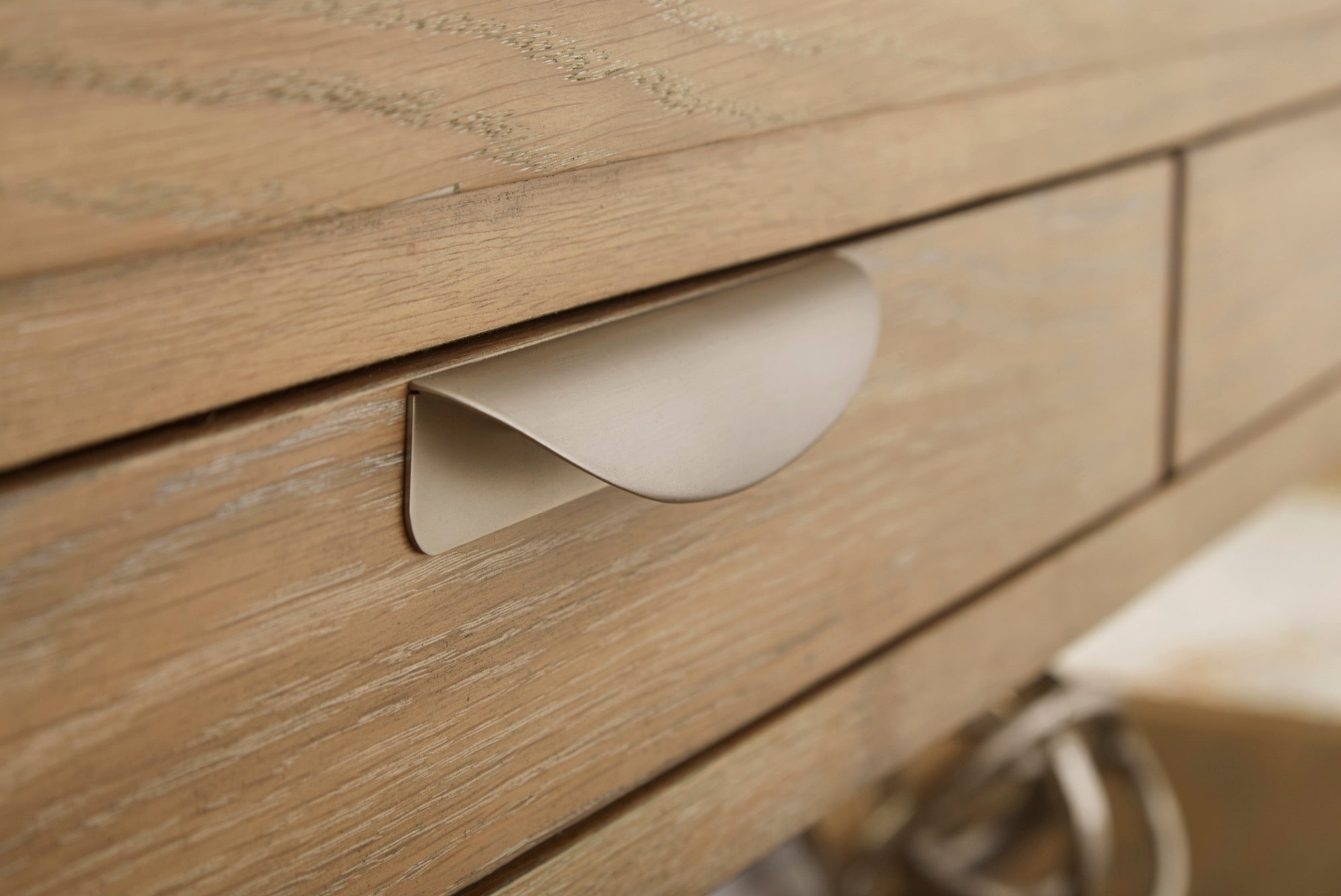 Light Brown Rectangular Coffee Table