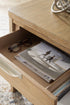 Light Brown Rectangular End Table
