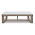 Marble Top Rectangular Coffee Table