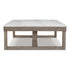 Marble Top Rectangular Coffee Table