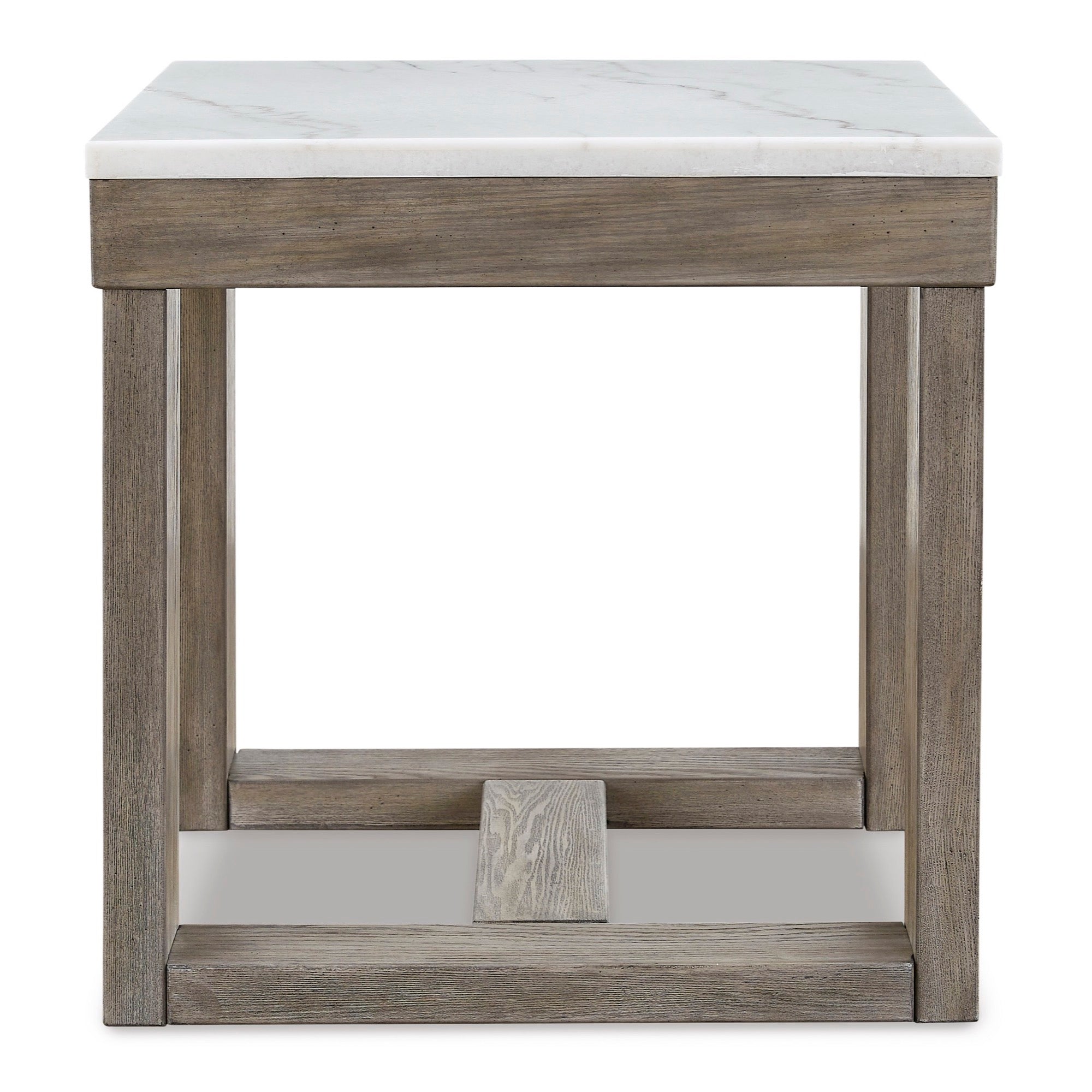 Marble Top Square End Table