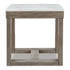 Marble Top Square End Table