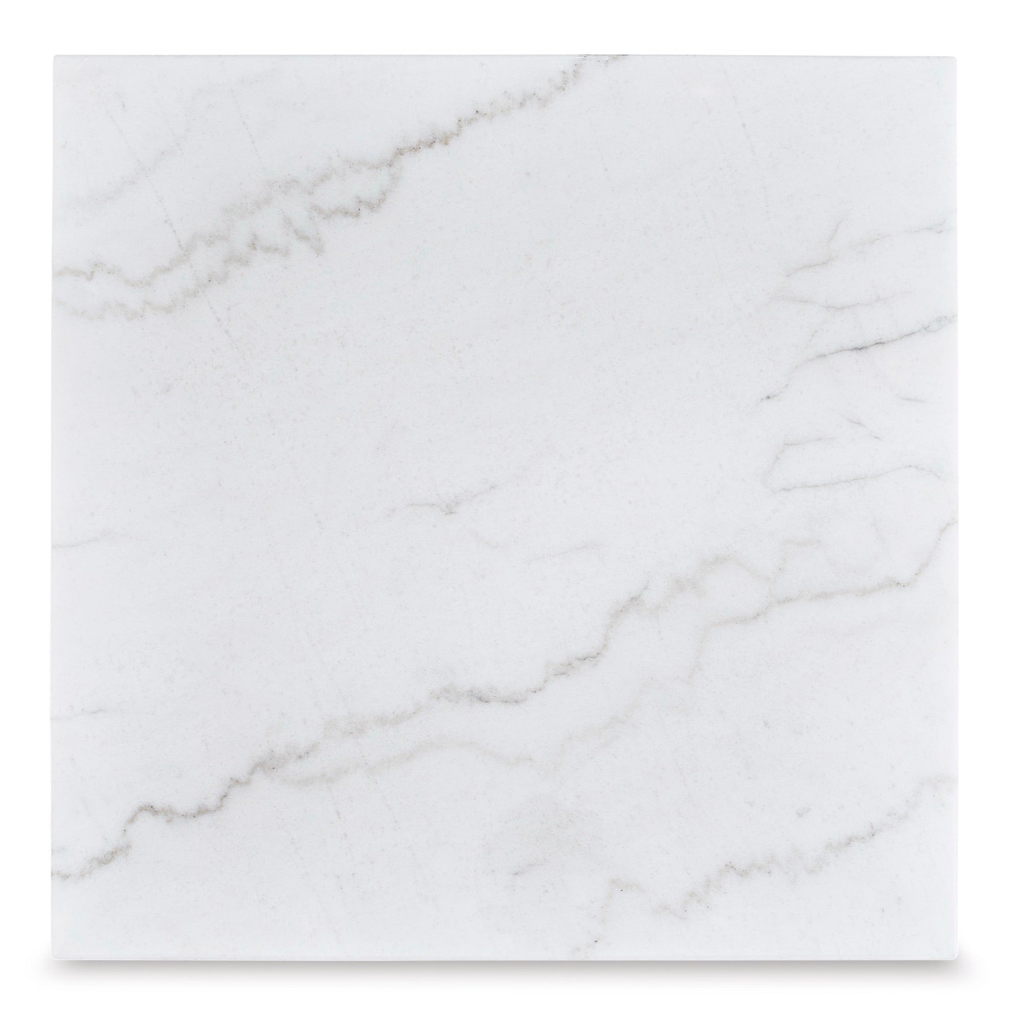 Marble Top Square End Table