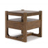 Light Brown Square End Table