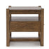Light Brown Square End Table