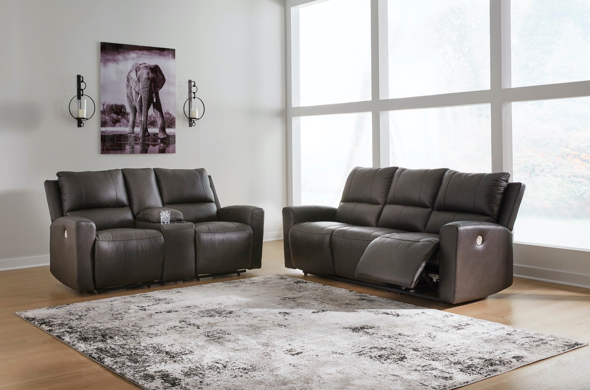 Henry Power Reclining Living Room Set - Adams Furniture