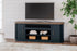 XL Slate Blue TV Stand - Adams Furniture