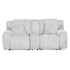 Penelope Power Reclining Console Loveseat - Adams Furniture