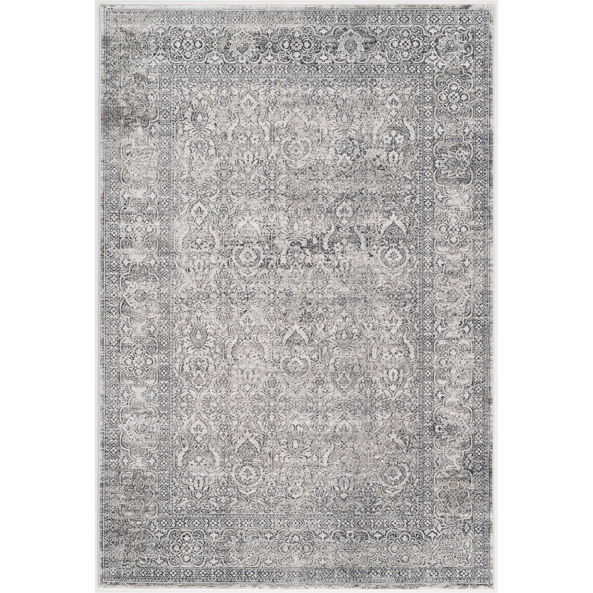 Christian Collection 5x8 Grey Area Rug - Adams Furniture