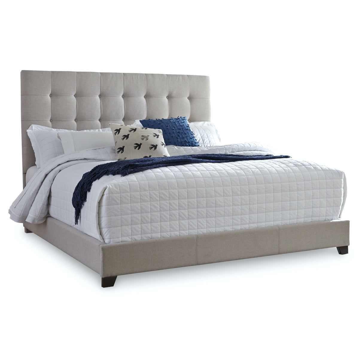 Dolante King Upholstered Bed - Adams Furniture