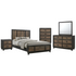 Harlington Full 5 Piece Bedroom Set - Adams Furniture