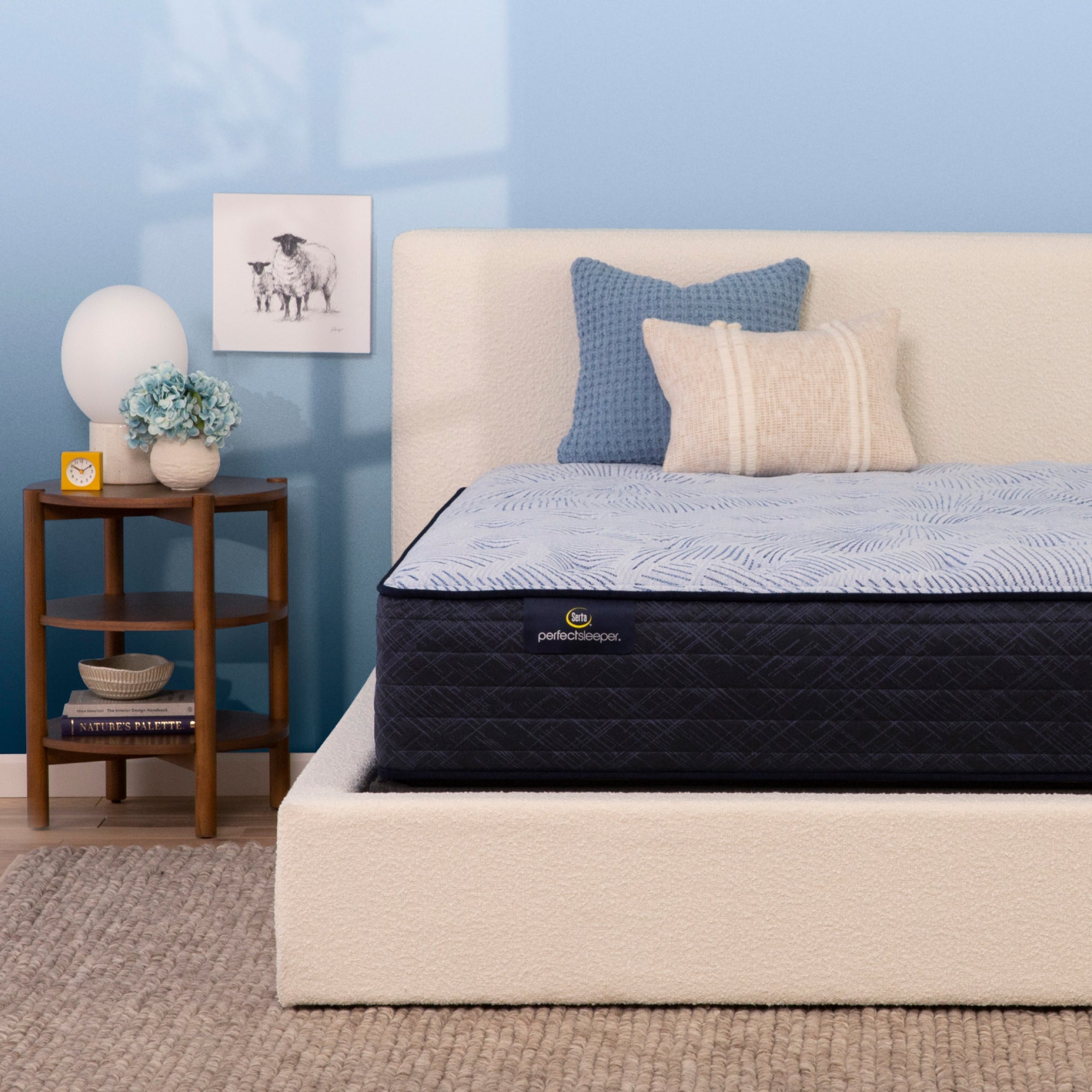 Serta Perfect Sleeper Blue Lagoon Plush Full Mattress - Adams Furniture