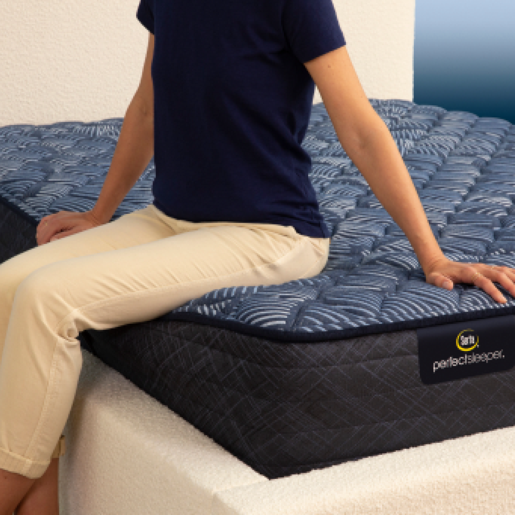 Serta Perfect Sleeper Cobalt Calm Extra Firm Twin Mattress - Adams Furniture