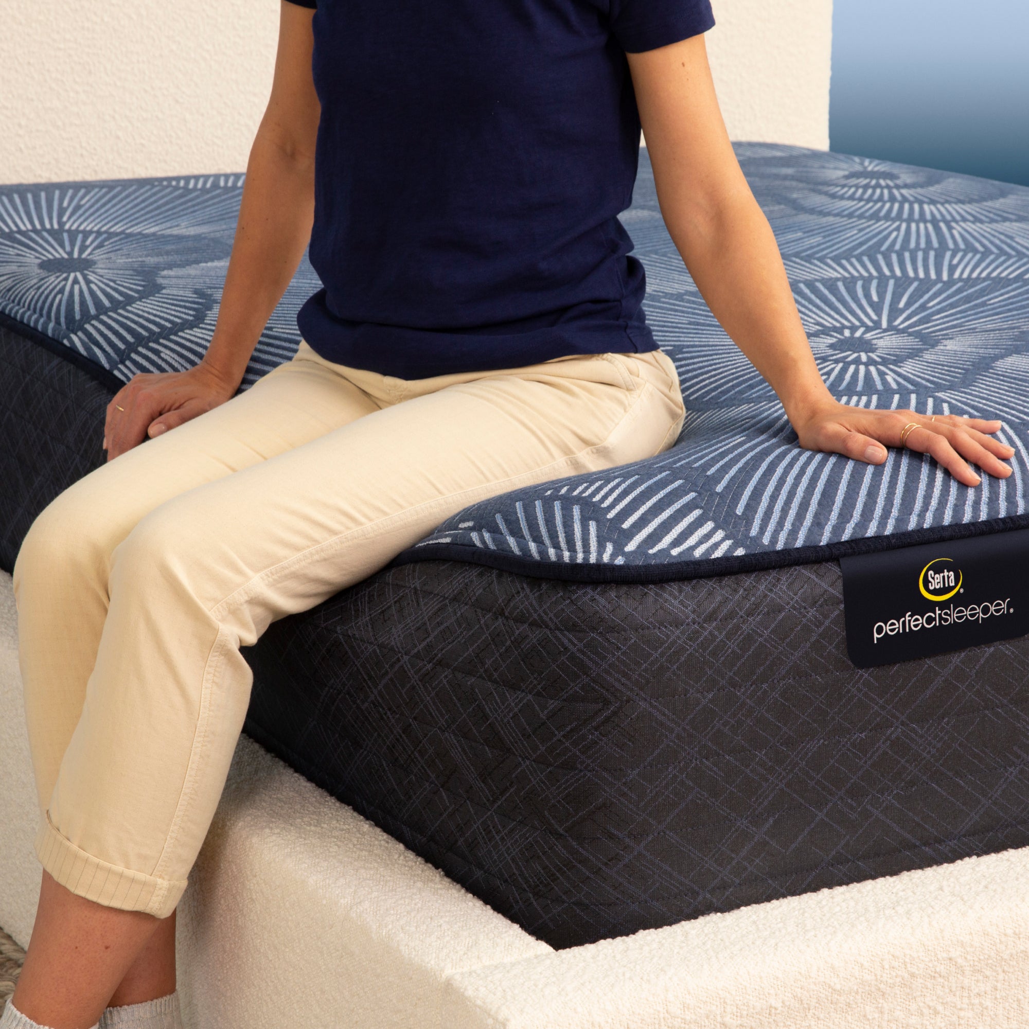 Serta Perfect Sleeper Hybrid Euphoric Nights Plush King Mattress - Adams Furniture