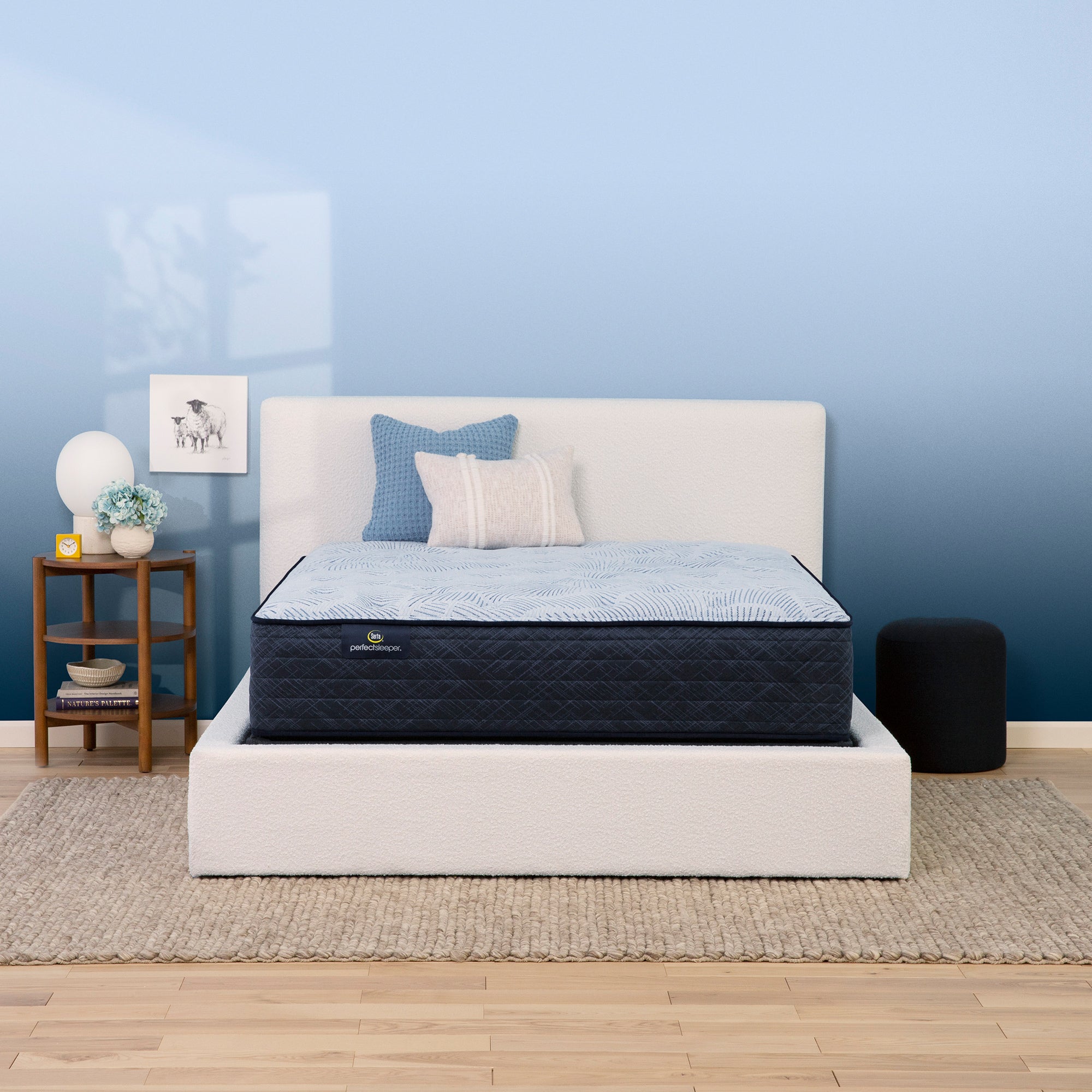 Serta Perfect Sleeper Blue Lagoon Plush Full Mattress - Adams Furniture
