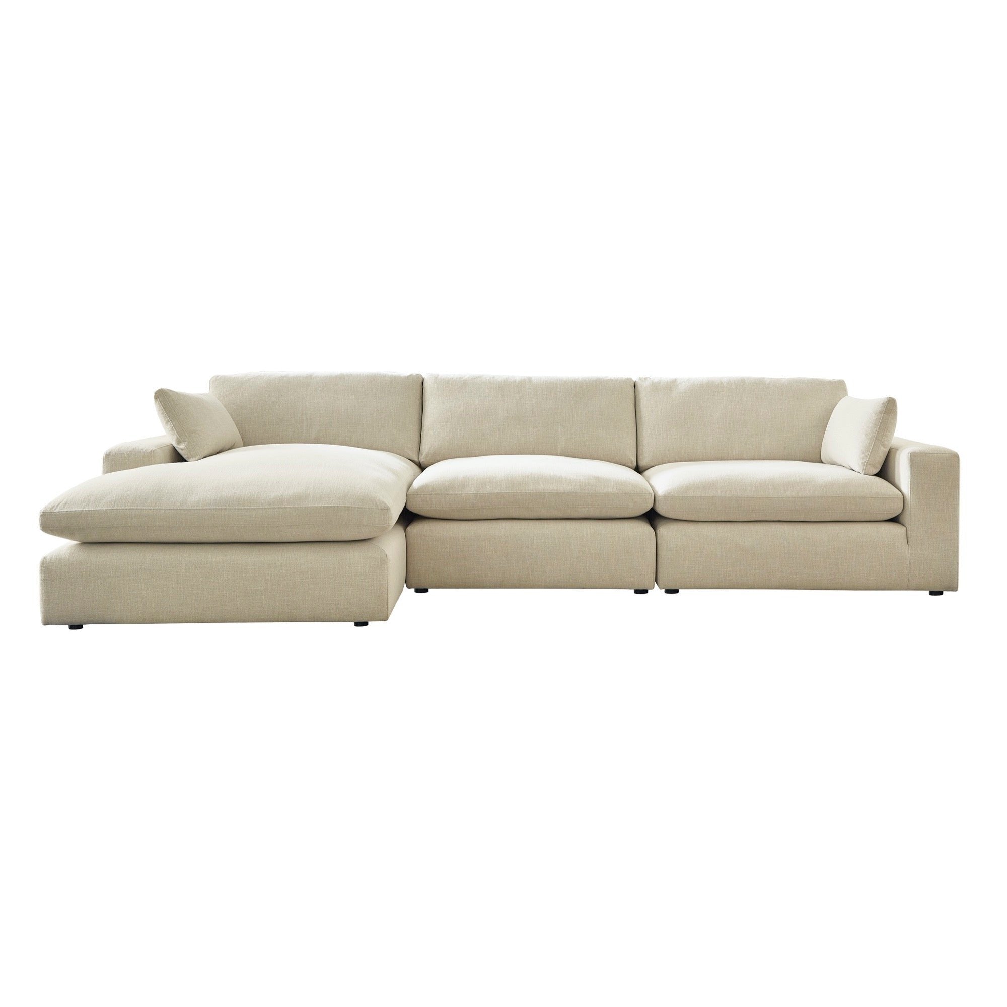 Elyza 3-Piece Sectional with Chaise - Adams Furniture