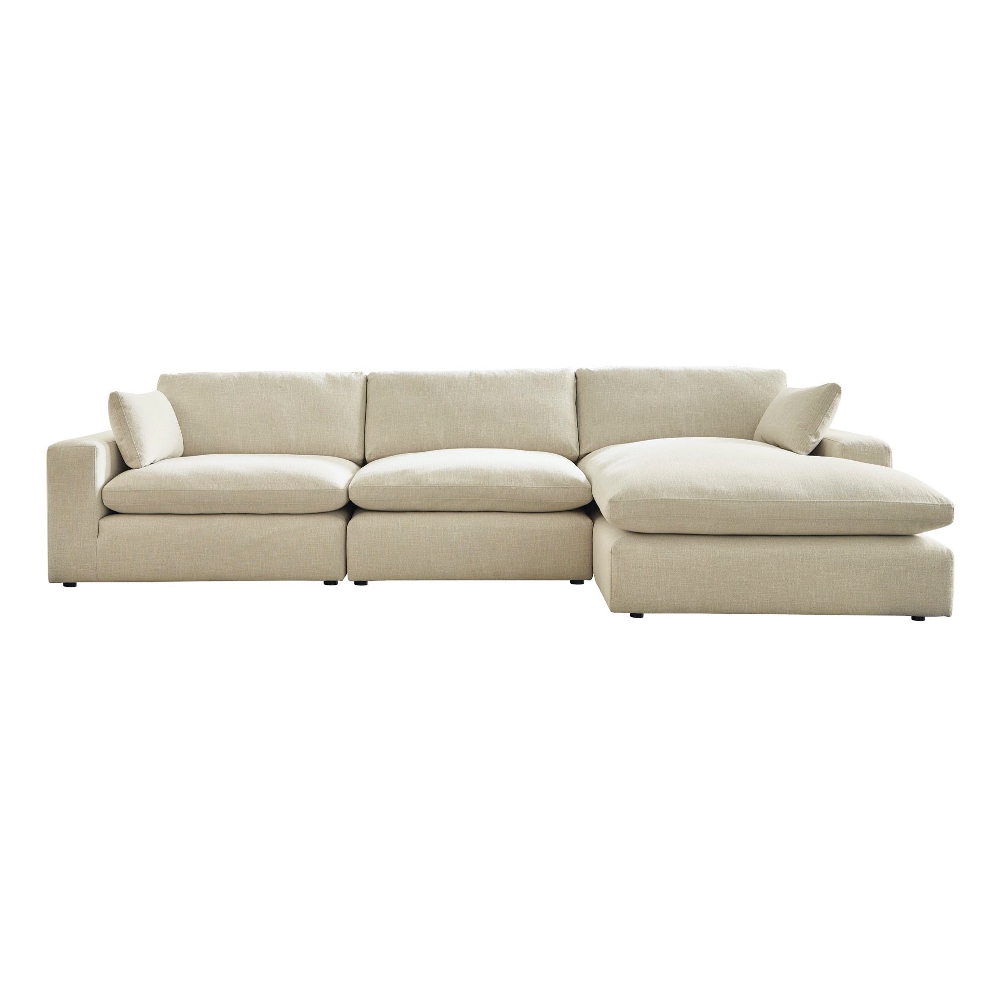 Elyza 3-Piece Sectional with Chaise - Adams Furniture