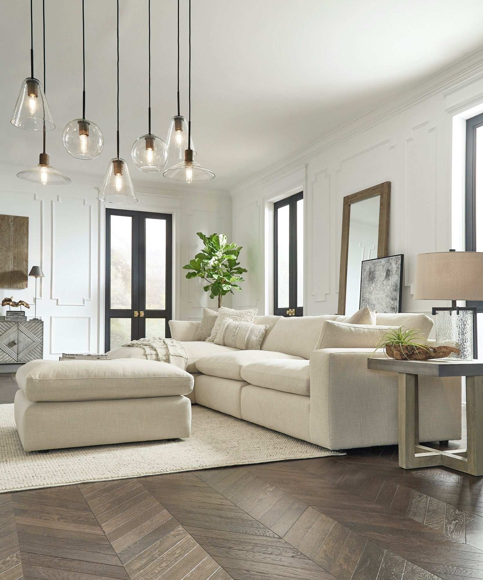 Elyza 3-Piece Sectional with Chaise - Adams Furniture