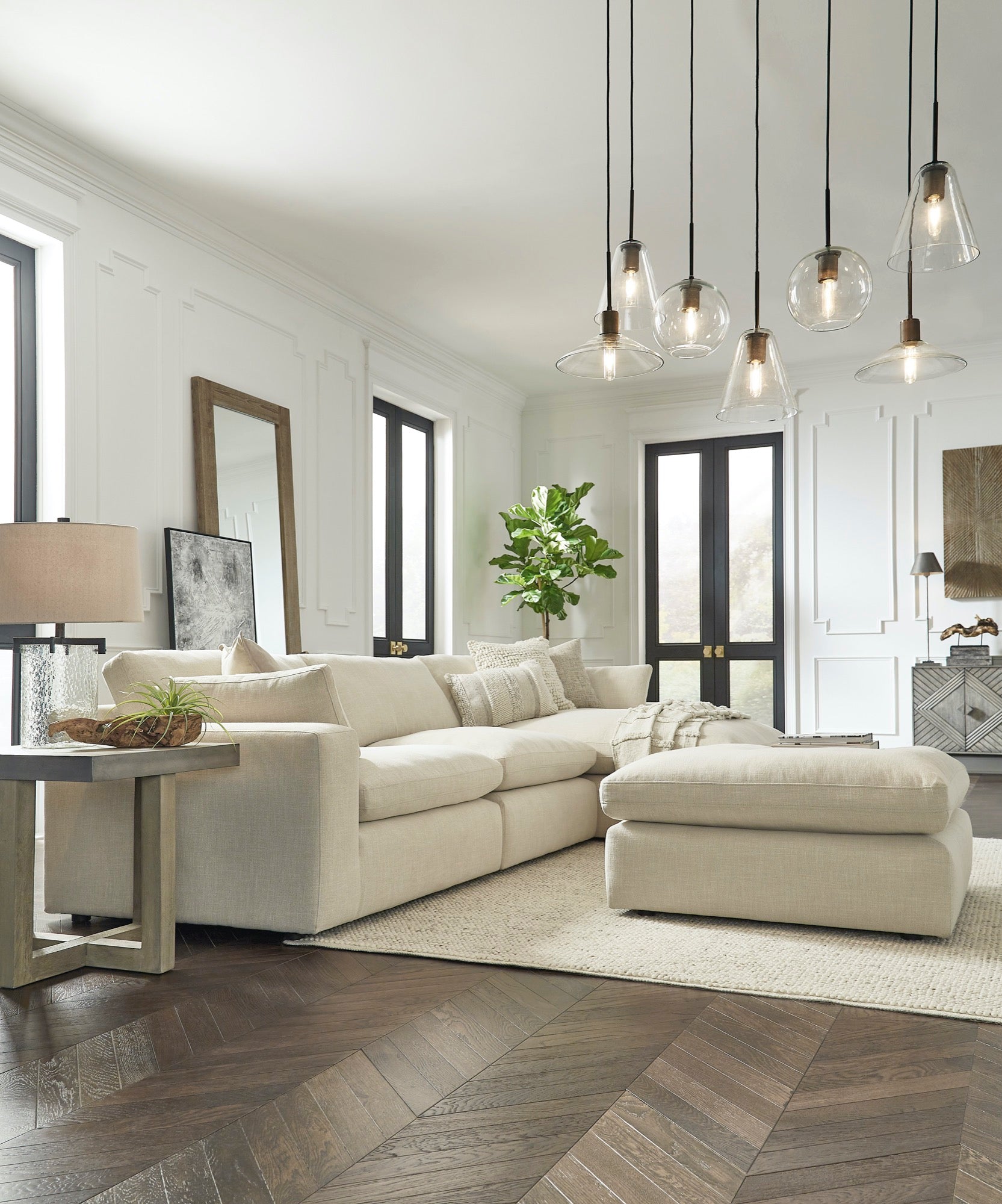 Elyza 3-Piece Sectional with Chaise - Adams Furniture