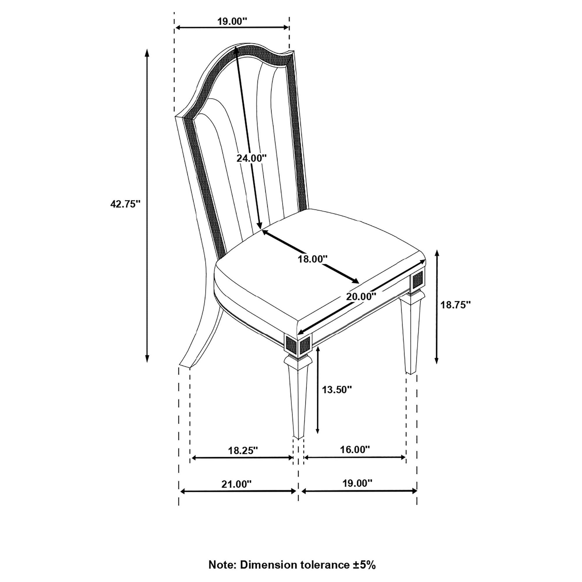 Evangeline Dining Side Chair (Set Of 2)